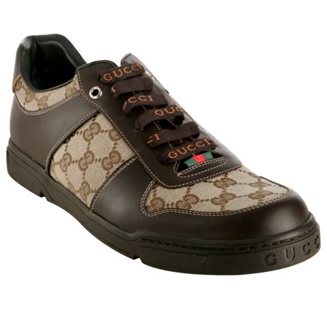 what type of brown are gucci sneakers|brown Gucci sneakers men.